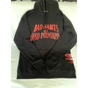 VLONE X NAV Bad Habits Good Intentions Black Hoodie Authentic XL NEW